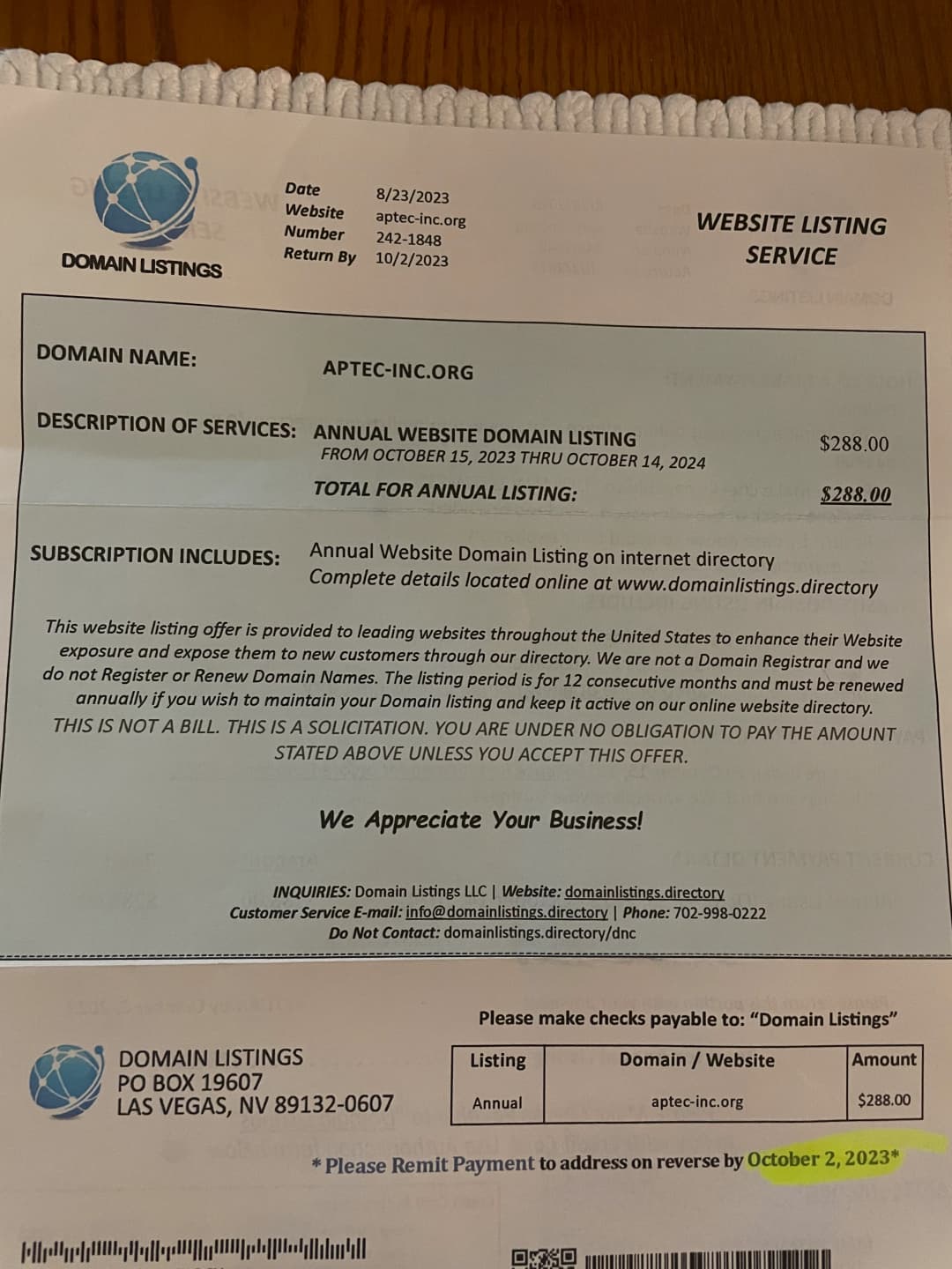 The Fake Invoice Scam